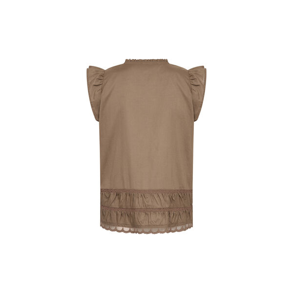 LR-ROSY 2 Bluse, fossil, Levet&eacute; Room