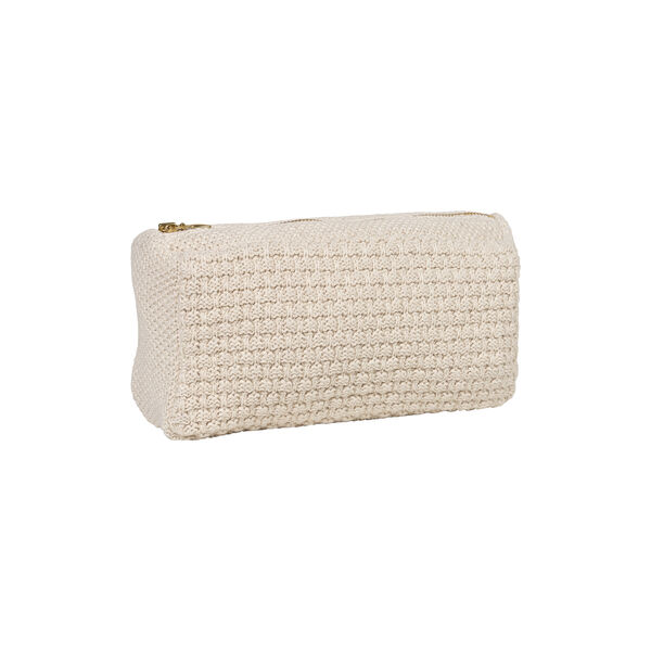 Strikket Clutch Petra, beige melange, By LOHN