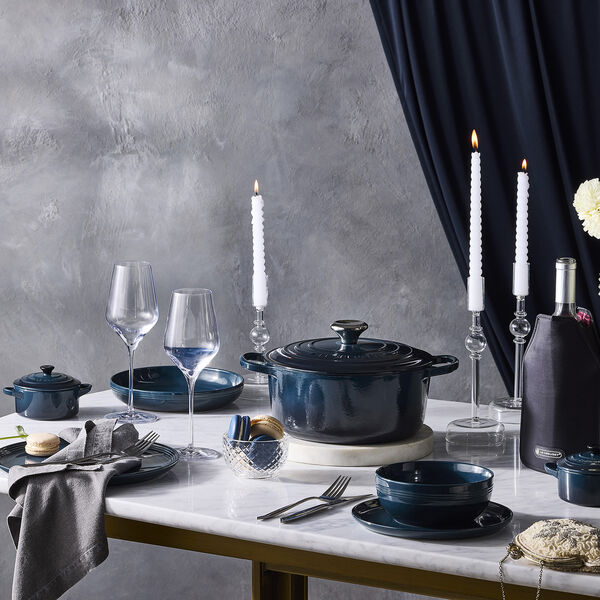 Signature oval gryde 6,3 L, nuit, Le Creuset
