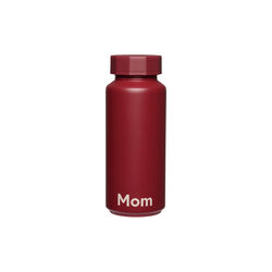 Termoflaske MOM, bugundy, Design Letters