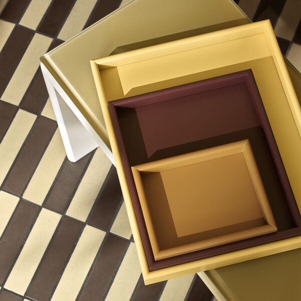 ARRANGE - sæt af 3 bakker, ruby/amber/masala, Montana Furniture