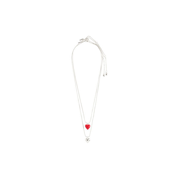 MAEVE Halskæde 2 sæt, silver plated, Pilgrim