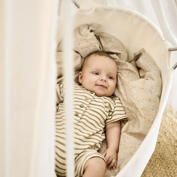 Leander Classic&trade; vugge med madras, white, Leander