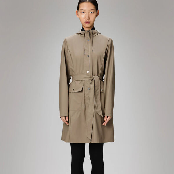 Curve Long Jacket, beige, Rains