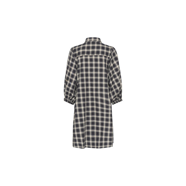 EleinaPW Dress, dark navy check, Part Two