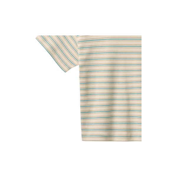 T-shirt S/S Tommy, spring lake stripe, Wheat