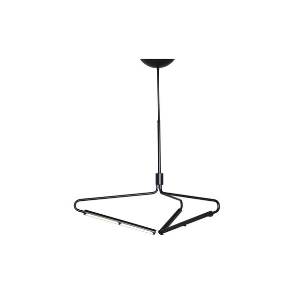 Archangel 3 415 Wide Chandelier, black, Rubn