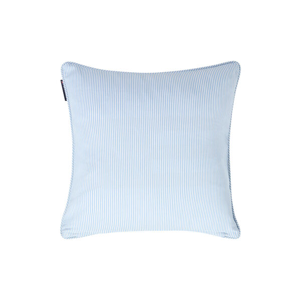 Striped Cotton Pillow Cover, blue/white, Lexington