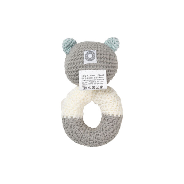 Oline bamse rangle, white/grey/blue, Franck & Fischer