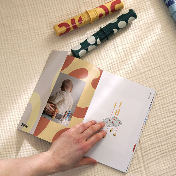 Baby motoriksæt, ocean mint/forest green, MODU