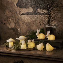 Elin Kanin 2 stk., hvid, Sirius Home