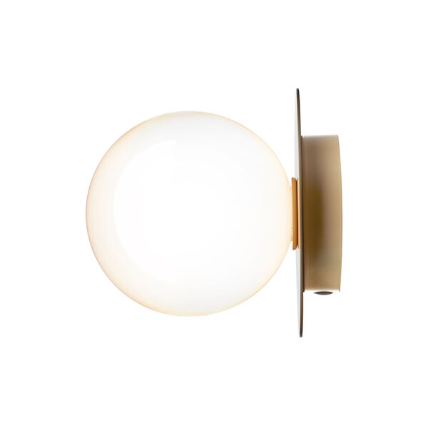 Liila 1 Medium Wall Lamp, nordic gold/opal Liila 1 Medium Wall Lamp, nordic gold/opal, Nuura