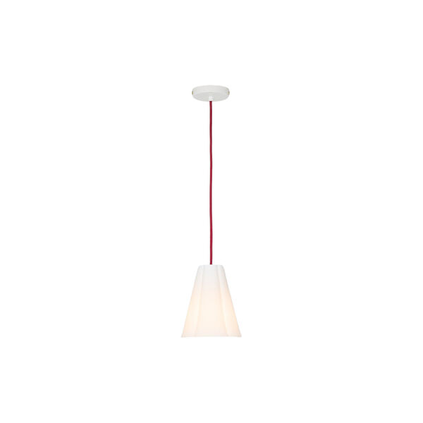 Blossom Size 1 Pendant, natural white/red, Original BTC