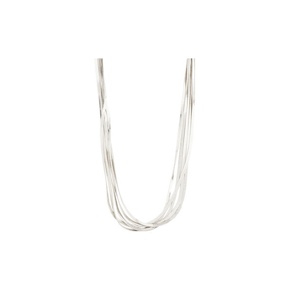 KIRA Halskæde, silver plated, Pilgrim