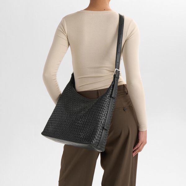 TribecaMBG Bag Weave, black, Markberg