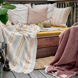 Thyme plaid, rusty red, ELVANG