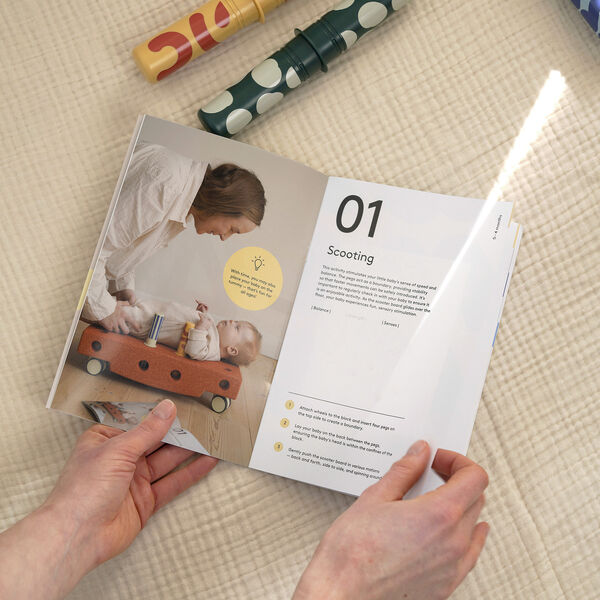 Baby motoriksæt, sand grey/honey yellow, MODU