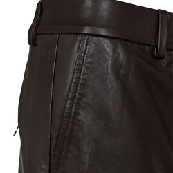 PD-Lanni Leather Culotte Pant, black coffee, Pieszak