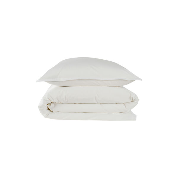 Stone Washed senget&oslash;j, hvid, Geismars V&aelig;verier