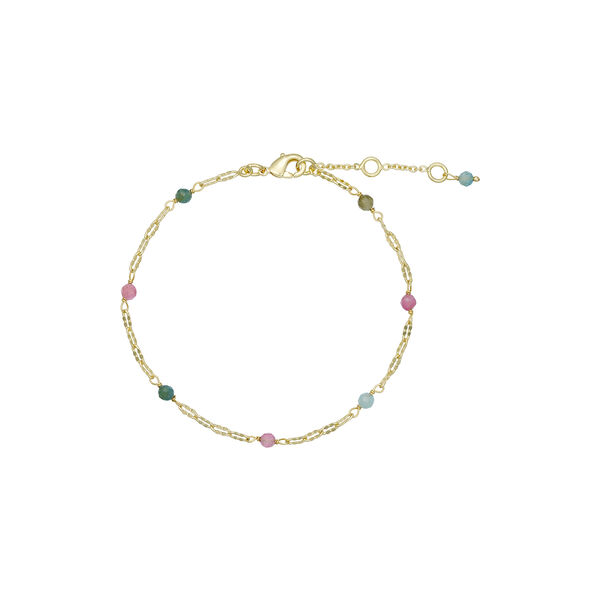Lina armb&aring;nd, guldbelagt/tourmaline mix, Pure by Nat