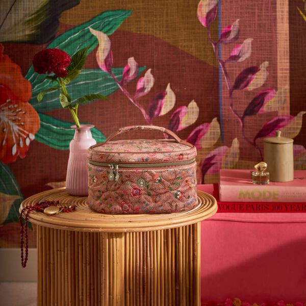 Cleo Beauty Case FloraBangelore, sand, Pip Studio