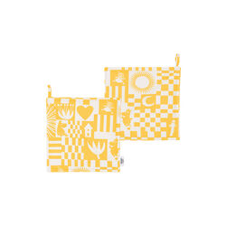 Mumi grydelapper Fest gul, Moomin Arabia