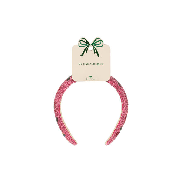 Beaded Hairbrace, bubblegum, Konges Sl&oslash;jd