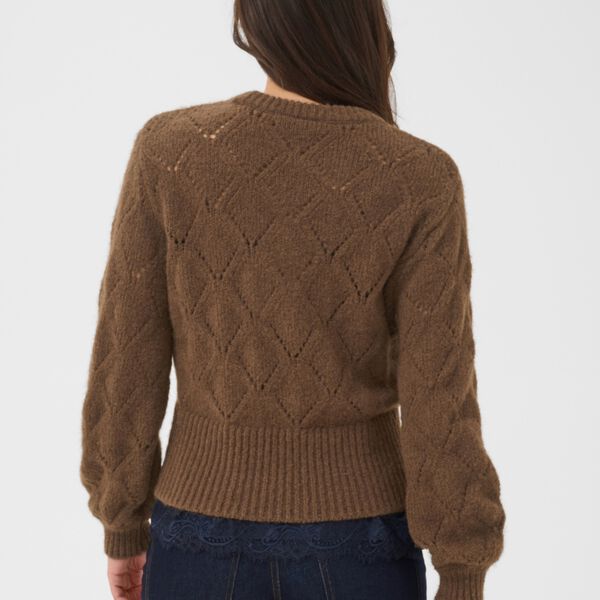 TabbathaSZ Pullover, dark earth melange, Saint Tropez