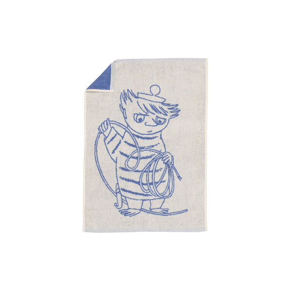 Mumi badeh&aring;ndkl&aelig;de Too-tikki 50x70 cm, hvid, Moomin Arabia