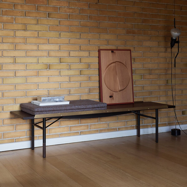 FJ5517 Bordbænken, wengé/messing FJ5517 Bordbænken, wengé/messing, House of Finn Juhl™