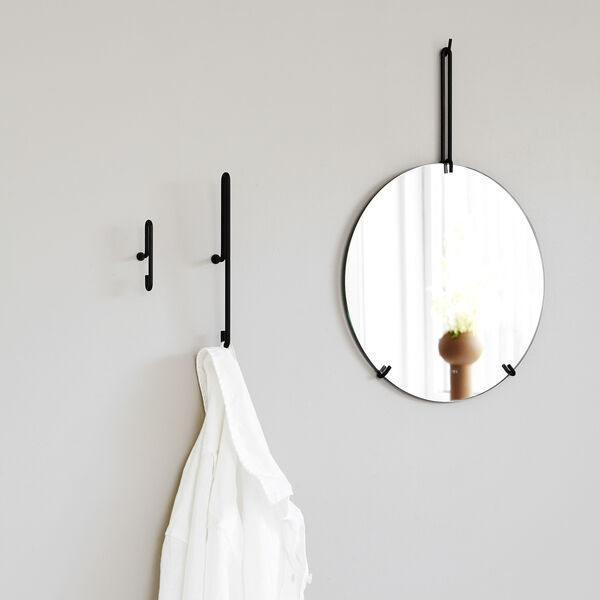 Wall Mirror, black Wall Mirror, black, MOEBE