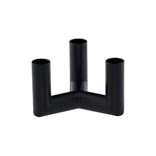 Matrix Mini Taper Candleholder 3 Arm, matte black Matrix Mini Taper Candleholder 3 Arm, matte black, Uyuni Lighting
