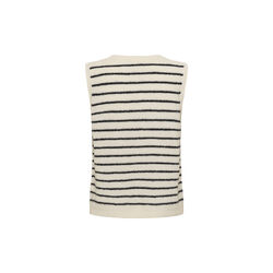 PimiraPW Waistcoat, eggnog/navy stripe, Part Two