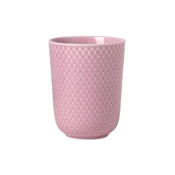 Rhombe Color krus, rosa, Lyngby Porcel&aelig;n