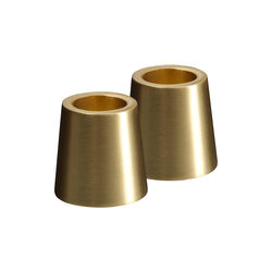 Lysestage mini tilspidset 2-pack, brass, Uyuni Lighting