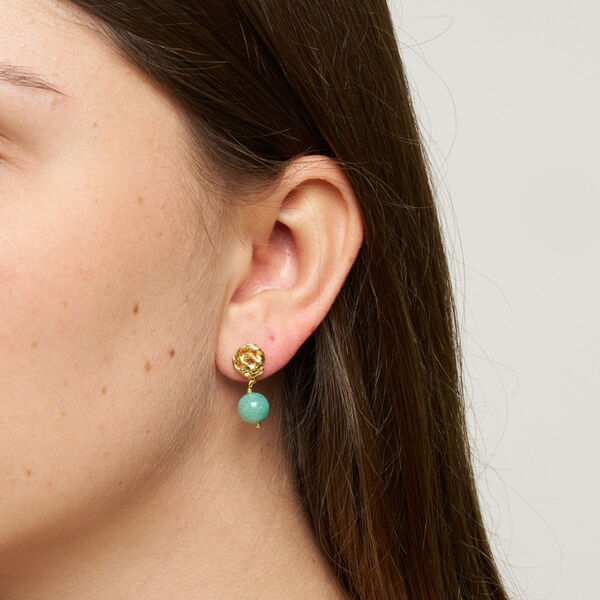 Lucca Øreringe, pink, Pure by Nat