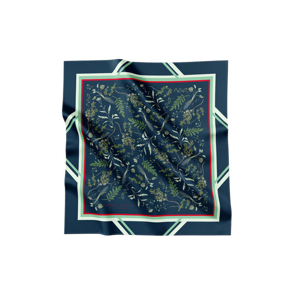 Flora Winter Garden silketørklæde, Flora Danica Denmark