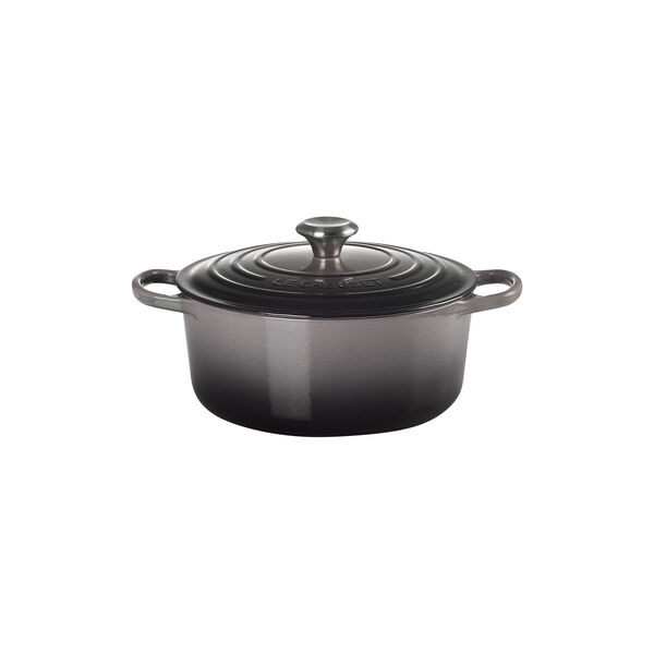 Signature rund st&oslash;bejernsgryde &Oslash; 26 cm, flint, Le Creuset