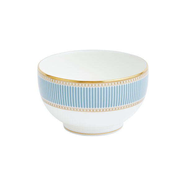 Heila Rice Bowl, light blue/white/Gold, Wedgwood