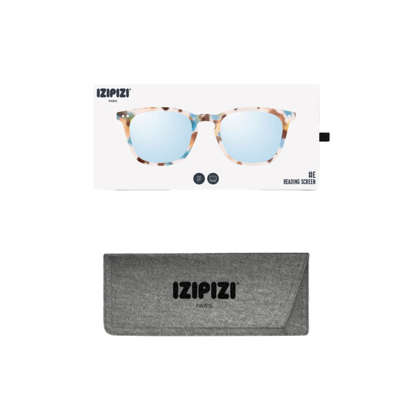 #E READING SCREEN briller, blue tortoise, IZIPIZI