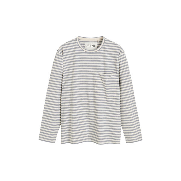 Circular Long Sleeve Melange, mix grey melange, Aiayu