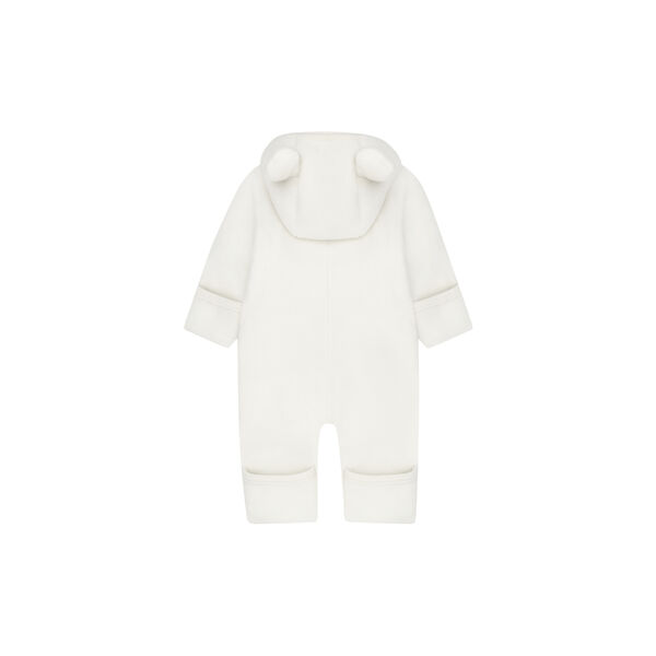 Pram Suit Ears Wool Fleece, tofu, HUTTEliHUT