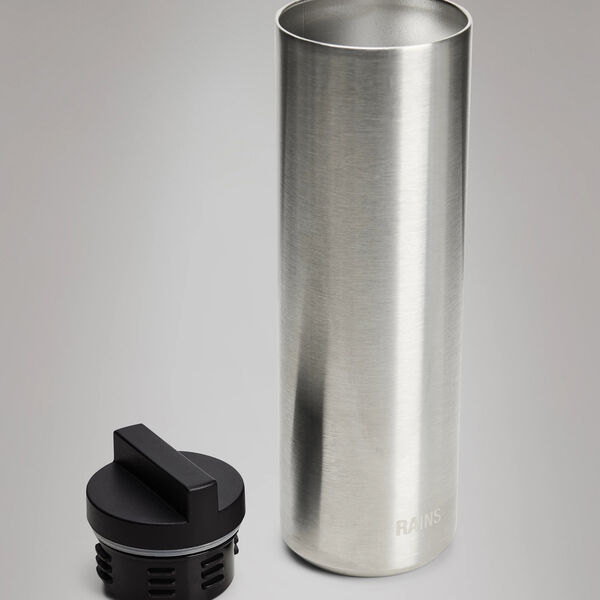 Insulated Flask, steel, Rains