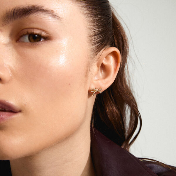 CATHARINA &Oslash;restikker, gold plated, Pilgrim