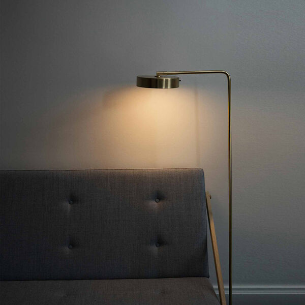 James Floor Lamp, brass James Floor Lamp, brass, Rubn