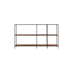 Original Shelf Low, walnut, Abstracta® System