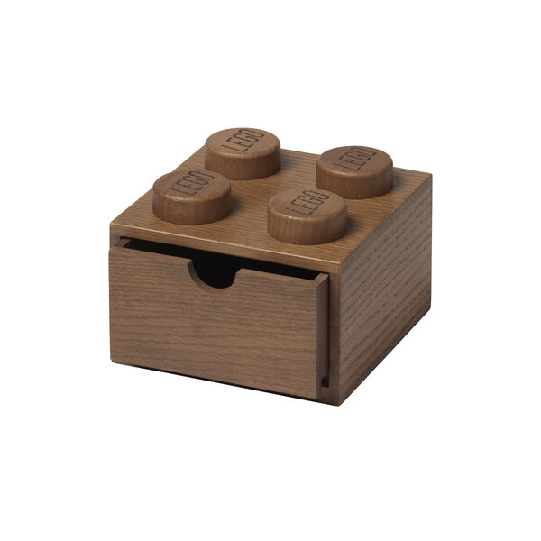LEGO® 2x2 opbevaringskasse, mørkbejdset eg LEGO® 2x2 opbevaringskasse, mørkbejdset eg, Room Copenhagen