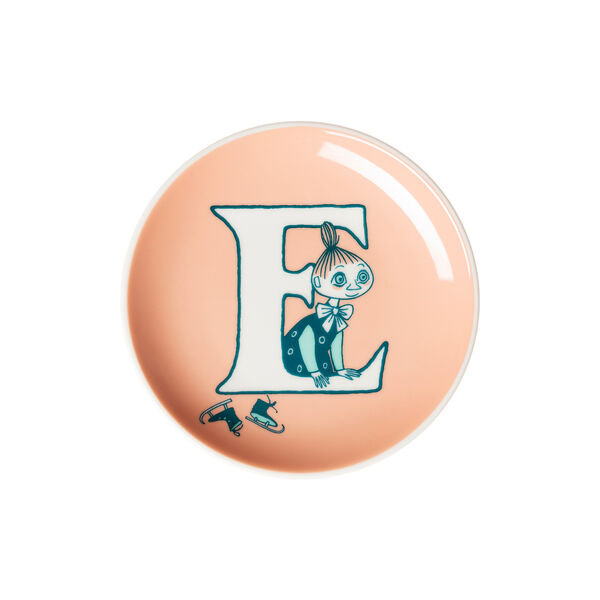 Alfabet lille tallerken E, Moomin Arabia