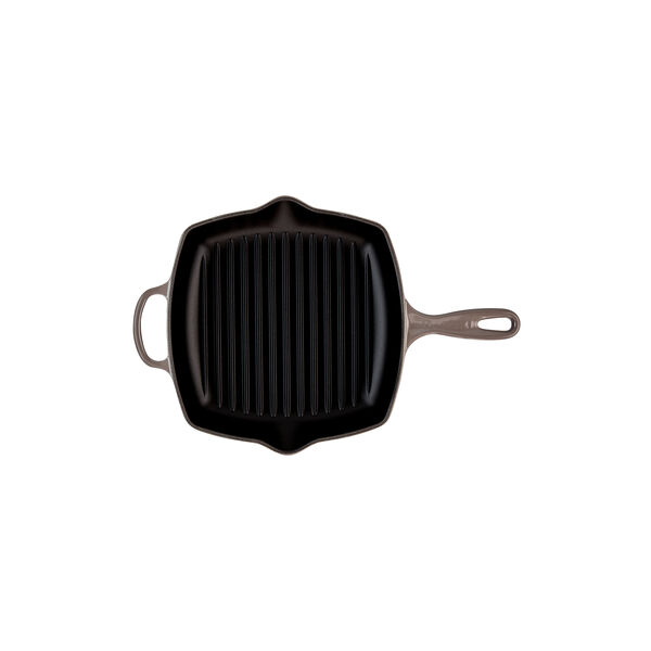 Signature Kvadratisk grillpande, flint, Le Creuset
