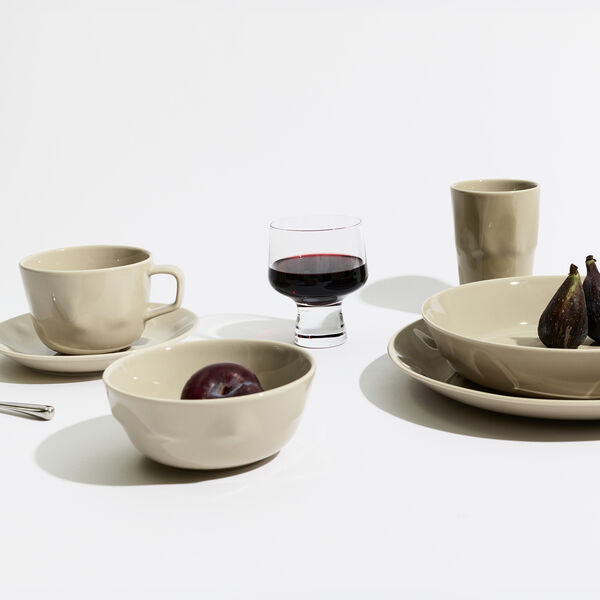 Solare dyb tallerken &Oslash; 22 cm, sand, Iittala